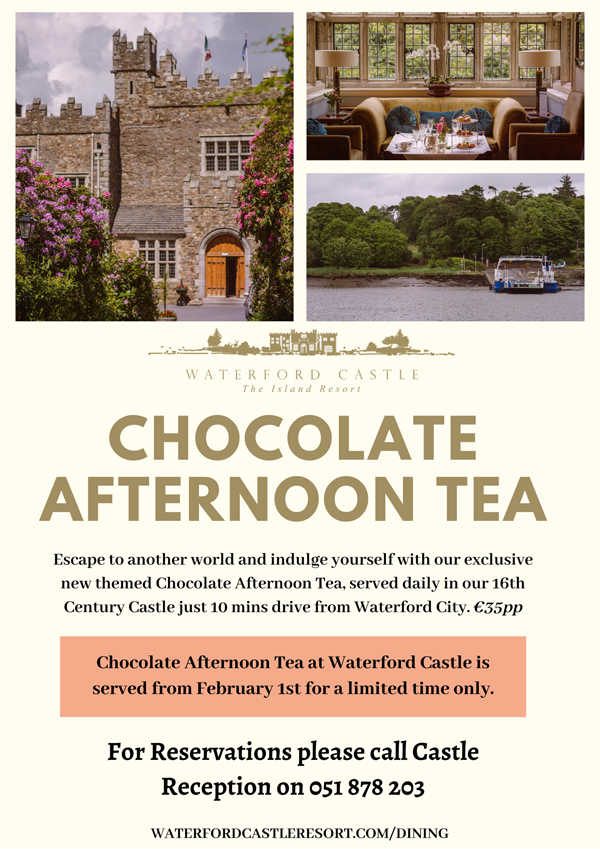 Waterford Castle Chocolate Afternoon Tea