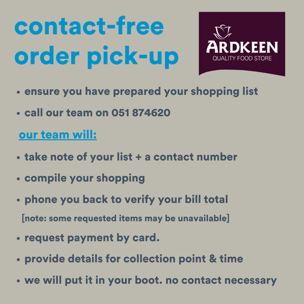 AQFS Contact Free Order