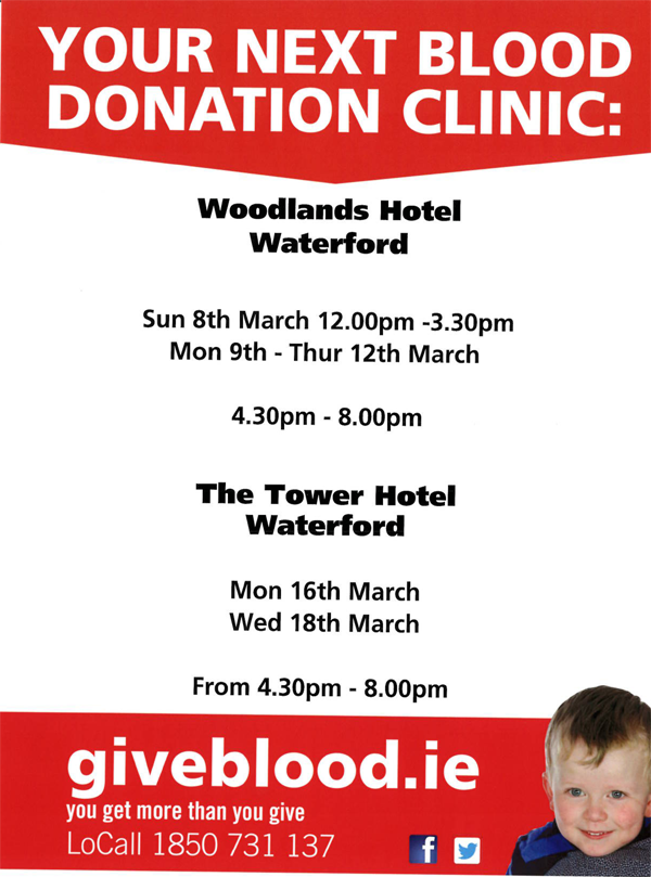 Blood Donation Clinic March 2020