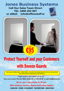 Jones Business Systems Sneeze Guards