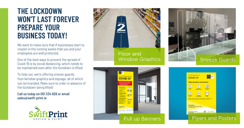 Swift Print COVID Ad