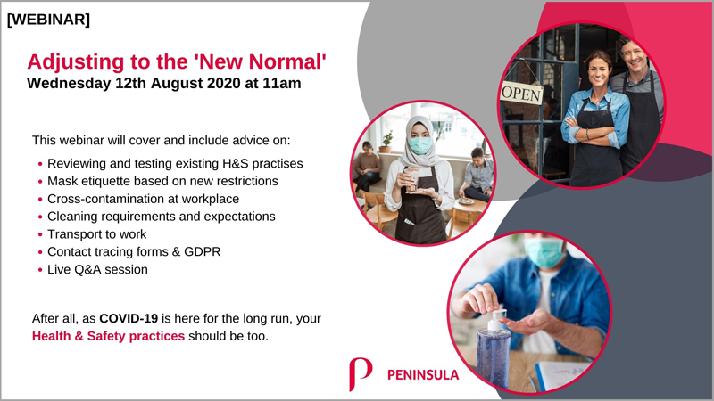 Peninsula Adjusting to New Normal August