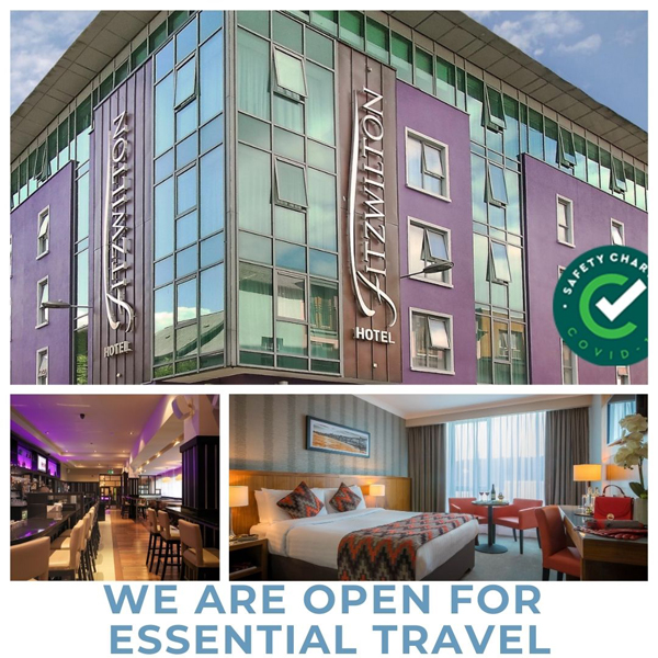 Fitzwilton Hotel Open for Essential Travel