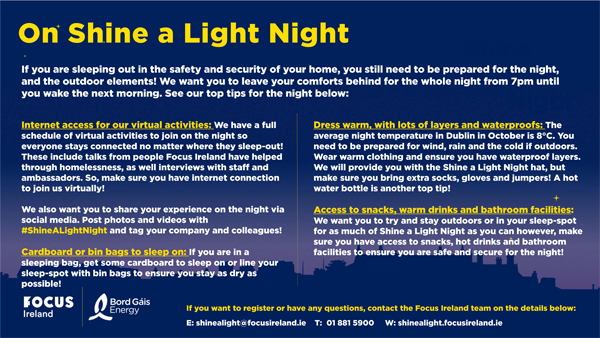 Focus Ireland Shine Light Night 2020 3