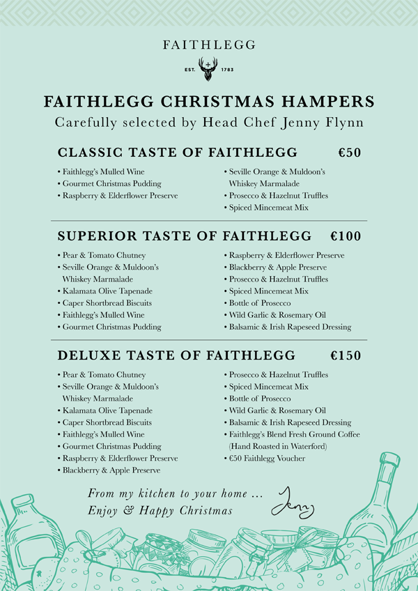Faithlegg JENNYS CHRISTMAS HAMPERS