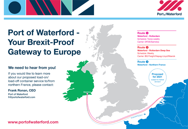 Port of Waterford routes 2