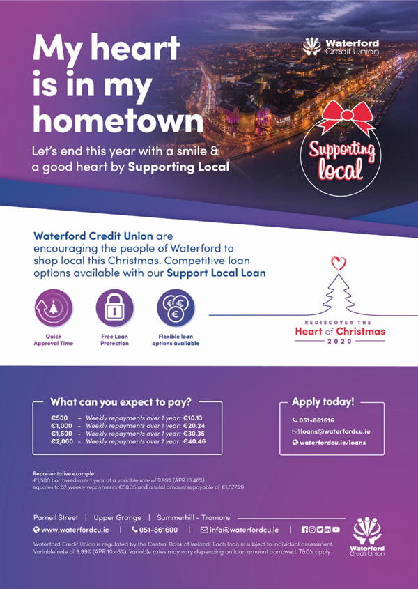 Waterford Credit Union heart hometown