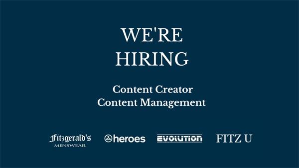 Fitzgerald Menswear Hiring